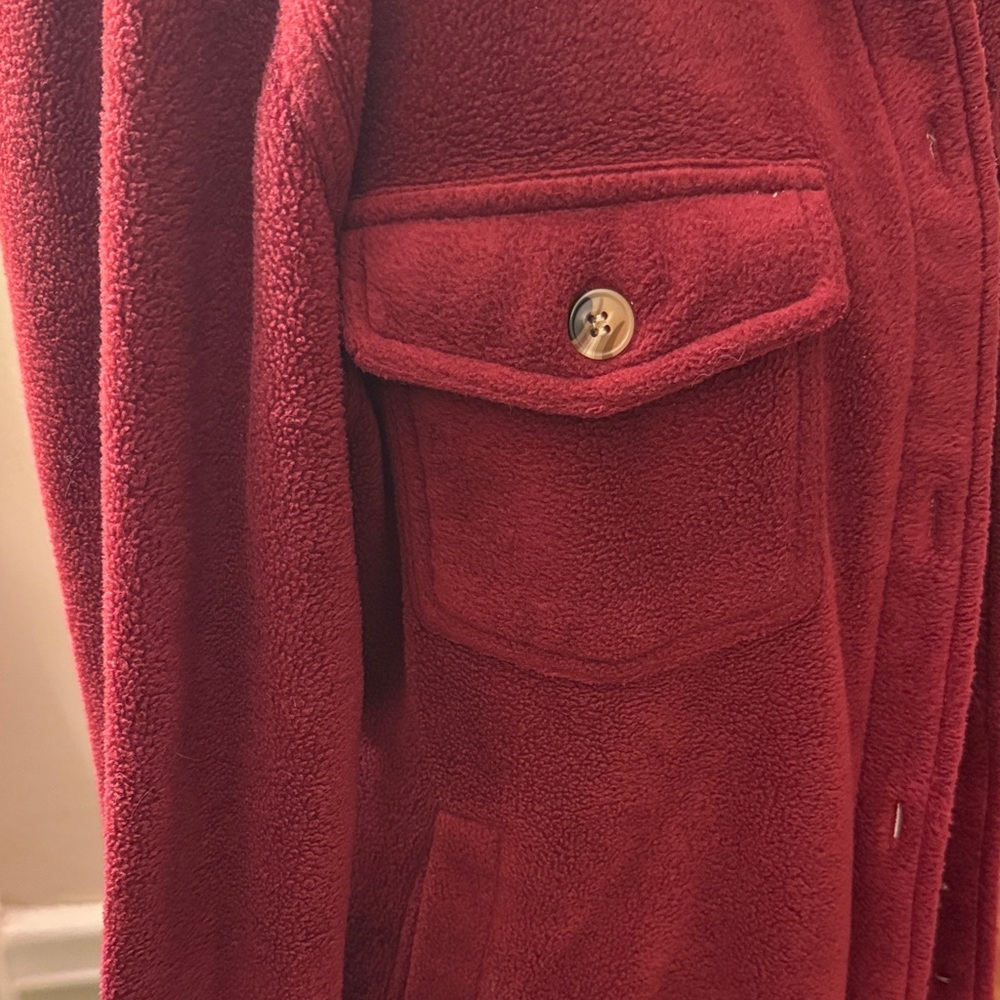 Thread & Supply Deep Red Utility Jacket - image 3